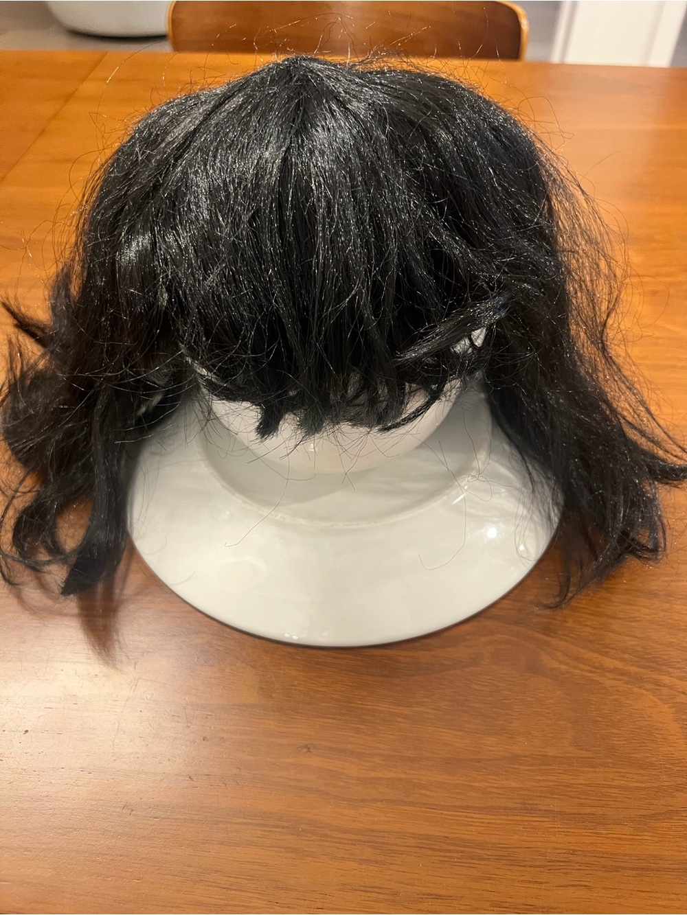 Target Black Short Layered Wig with Bangs